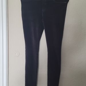 Corduroy charcoal grey leggings